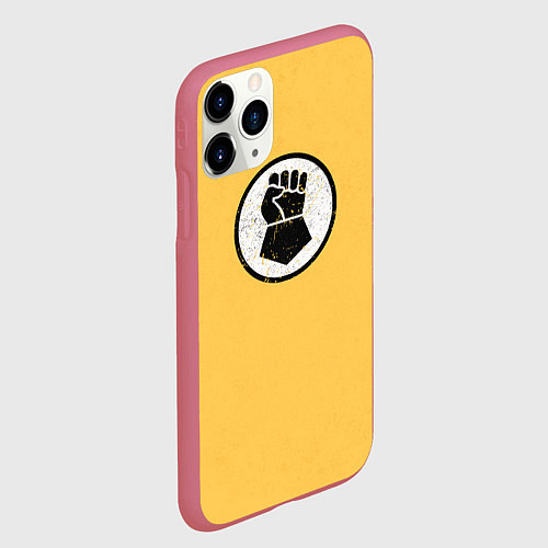 Чехол iPhone 11 Pro матовый Имперские кулаки цвет легиона 7 / 3D-Малиновый – фото 2