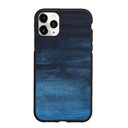 Чехол iPhone 11 Pro матовый Темнота глубины, цвет: 3D-черный