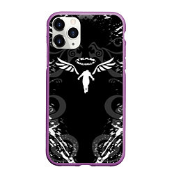 Чехол iPhone 11 Pro матовый WALHALLA TEAM TOKYO REVENGERS DRAGON TATTOO, цвет: 3D-фиолетовый