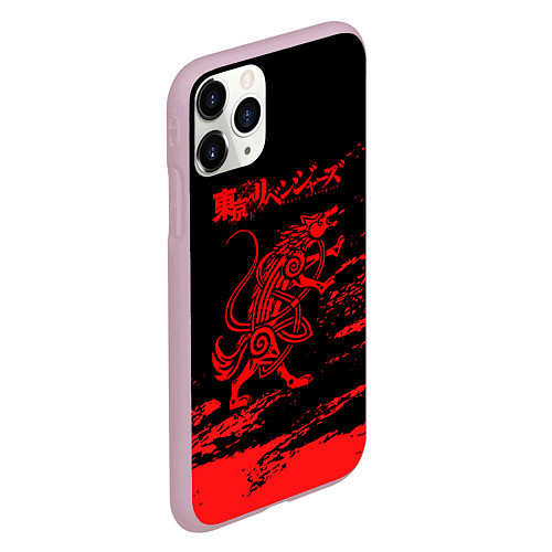 Чехол iPhone 11 Pro матовый Токийские мстители: Вальгалла / 3D-Розовый – фото 2