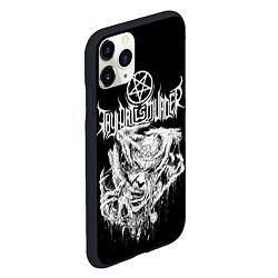 Чехол iPhone 11 Pro матовый Thy Art Is Murder - Hate, цвет: 3D-черный — фото 2