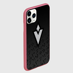 Чехол iPhone 11 Pro матовый TES SKYRIM QUEST MARK ЗНАЧОК ЗАДАНИЯ, цвет: 3D-малиновый — фото 2