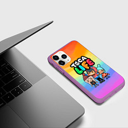Чехол iPhone 11 Pro матовый Рита Зик Тока Бока, цвет: 3D-фиолетовый — фото 2