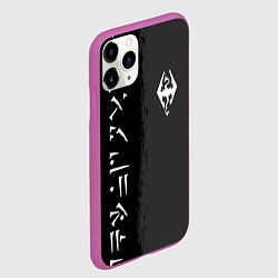 Чехол iPhone 11 Pro матовый THE ELDER SCROLLS SKYRIM FUS RO DAH, цвет: 3D-фиолетовый — фото 2