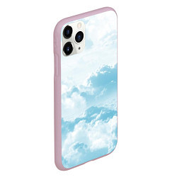 Чехол iPhone 11 Pro матовый Плотные облака, цвет: 3D-розовый — фото 2