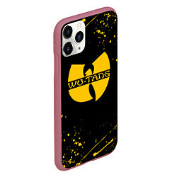 Чехол iPhone 11 Pro матовый WU-TANG CLAN БРЫЗГИ КРАСОК, цвет: 3D-малиновый — фото 2