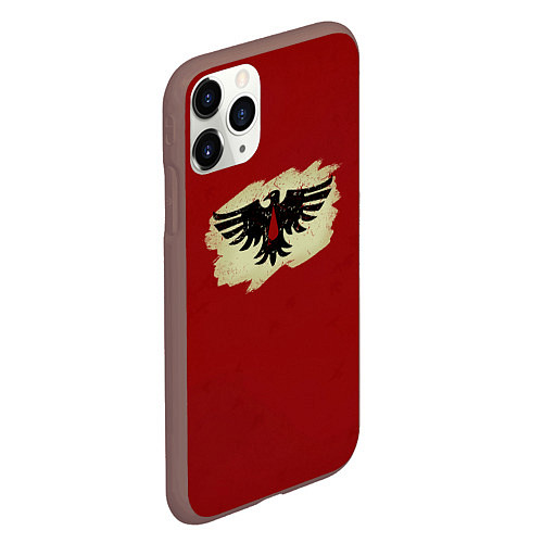 Чехол iPhone 11 Pro матовый Кровавые Вороны креатив / 3D-Коричневый – фото 2
