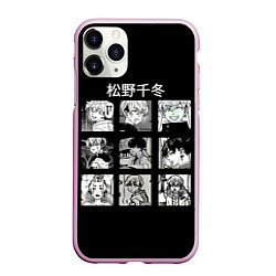 Чехол iPhone 11 Pro матовый Чифуя Матсуно хронология Токийские мстители, цвет: 3D-розовый