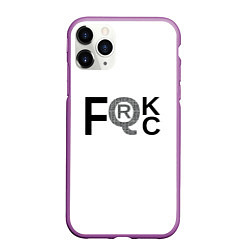 Чехол iPhone 11 Pro матовый FQRck - Локдаун