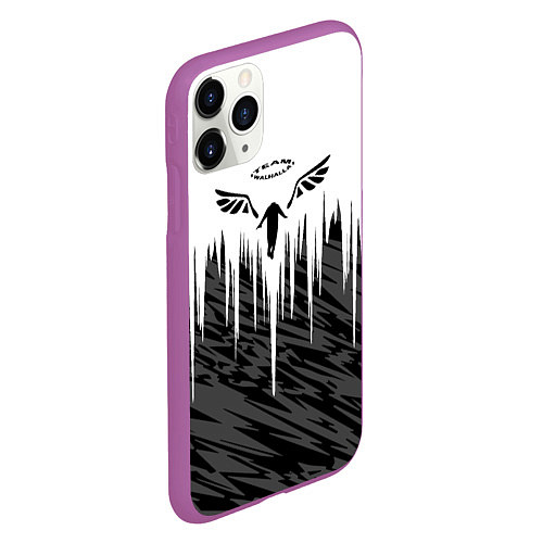 Чехол iPhone 11 Pro матовый Tokyo Revengers: Valhalla / 3D-Фиолетовый – фото 2