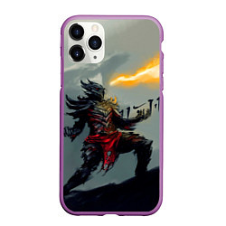 Чехол iPhone 11 Pro матовый Dragonborne is here