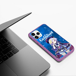 Чехол iPhone 11 Pro матовый ЦИЦИ QI QI КРИО, цвет: 3D-фиолетовый — фото 2