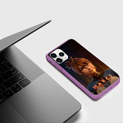 Чехол iPhone 11 Pro матовый Милаха Марси, цвет: 3D-фиолетовый — фото 2