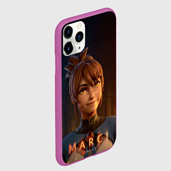 Чехол iPhone 11 Pro матовый Милаха Марси, цвет: 3D-фиолетовый — фото 2