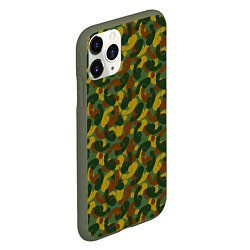 Чехол iPhone 11 Pro матовый Бесстыдник камуфляж, цвет: 3D-темно-зеленый — фото 2