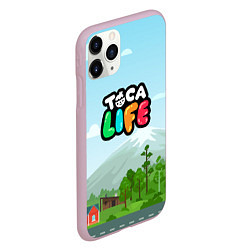 Чехол iPhone 11 Pro матовый TOCA BOCA WORLD LOGO, цвет: 3D-розовый — фото 2