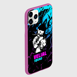 Чехол iPhone 11 Pro матовый Velial Squad neon, цвет: 3D-фиолетовый — фото 2