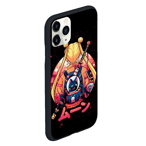 Чехол iPhone 11 Pro матовый Сейлор Мун Sailor Moon / 3D-Черный – фото 2