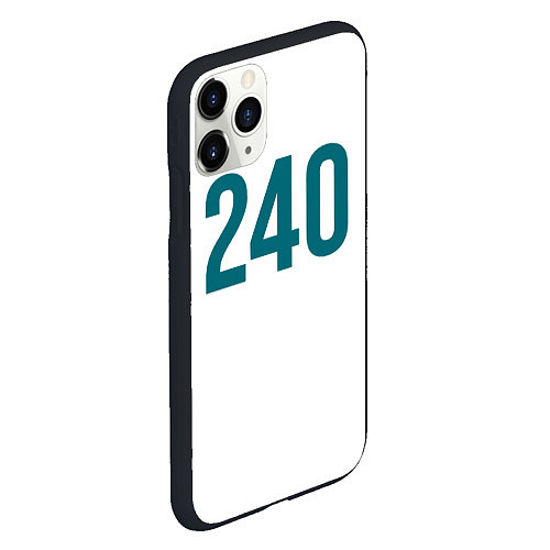 Чехол iPhone 11 Pro матовый Squid game - Чи Ён 240 / 3D-Черный – фото 2