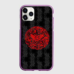 Чехол iPhone 11 Pro матовый Velialsquad, цвет: 3D-фиолетовый