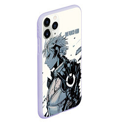 Чехол iPhone 11 Pro матовый One Punch-Man Генос, цвет: 3D-светло-сиреневый — фото 2