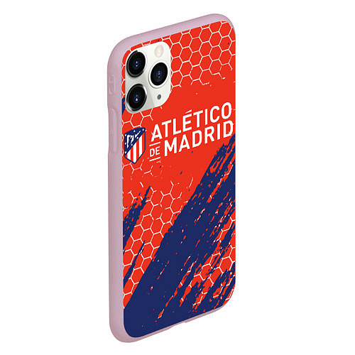 Чехол iPhone 11 Pro матовый Atletico Madrid: Football Club / 3D-Розовый – фото 2