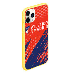 Чехол iPhone 11 Pro матовый Atletico Madrid: Football Club, цвет: 3D-желтый — фото 2