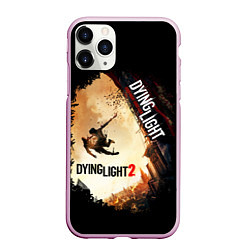 Чехол iPhone 11 Pro матовый DYING LIGHT 2 NEW WORLD, цвет: 3D-розовый