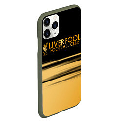 Чехол iPhone 11 Pro матовый Ливерпуль Футбольный клуб, цвет: 3D-темно-зеленый — фото 2