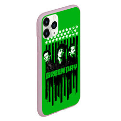 Чехол iPhone 11 Pro матовый Green day is here, цвет: 3D-розовый — фото 2