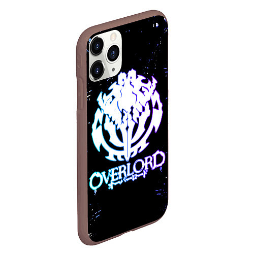 Чехол iPhone 11 Pro матовый OVERLORD оверлорд neon НЕОН / 3D-Коричневый – фото 2