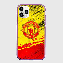 Чехол iPhone 11 Pro матовый Manchester United Футбольный клуб