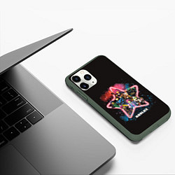 Чехол iPhone 11 Pro матовый Roblox 1, цвет: 3D-темно-зеленый — фото 2