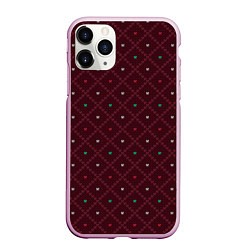 Чехол iPhone 11 Pro матовый Knitted Texture