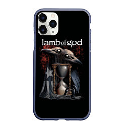 Чехол iPhone 11 Pro матовый Время уходит LOG, цвет: 3D-серый