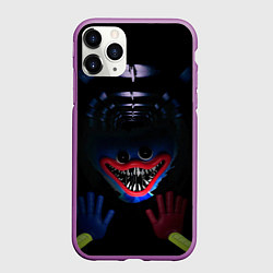 Чехол iPhone 11 Pro матовый Монстр Хагги Вагги, цвет: 3D-фиолетовый