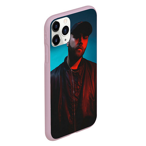 Чехол iPhone 11 Pro матовый Jeembo boy / 3D-Розовый – фото 2