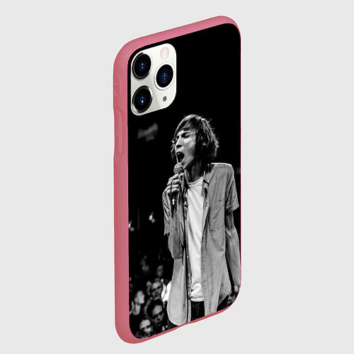 Чехол iPhone 11 Pro матовый Дмитрий Мозжухин / 3D-Малиновый – фото 2