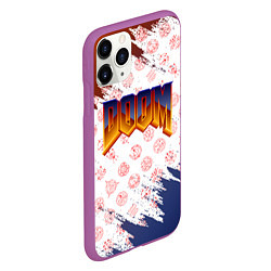 Чехол iPhone 11 Pro матовый RUNES DOOM LOGO, цвет: 3D-фиолетовый — фото 2