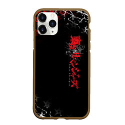 Чехол iPhone 11 Pro матовый TOKYO REVENGERS RED STYLE TEAM, цвет: 3D-коричневый