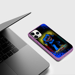 Чехол iPhone 11 Pro матовый POPPY PLAYTIME: GO TO PLAY, цвет: 3D-фиолетовый — фото 2