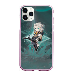 Чехол iPhone 11 Pro матовый Альбедо в примогеме, цвет: 3D-розовый