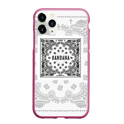 Чехол iPhone 11 Pro матовый Big Baby Tape x Kizaru BANDANA Бандана Кизару Тейп