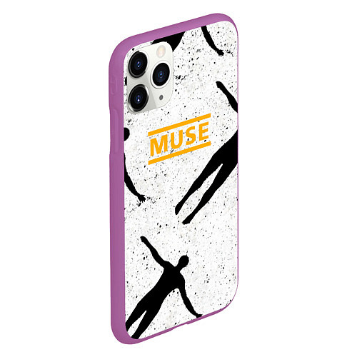 Чехол iPhone 11 Pro матовый Absolution - Muse / 3D-Фиолетовый – фото 2