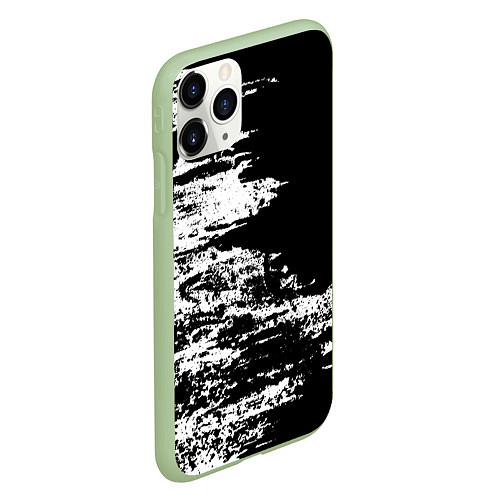 Чехол iPhone 11 Pro матовый Abstraction pattern 2022 vanguard / 3D-Салатовый – фото 2