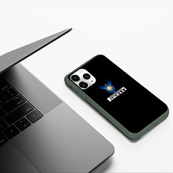 Чехол iPhone 11 Pro матовый Forza Neradzzurri, цвет: 3D-темно-зеленый — фото 2