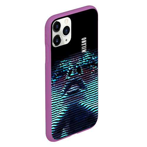 Чехол iPhone 11 Pro матовый Milano Italy vanguard / 3D-Фиолетовый – фото 2
