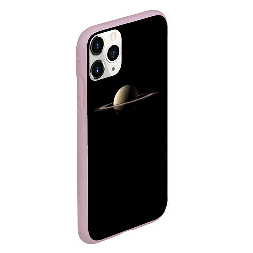 Чехол iPhone 11 Pro матовый Красавец Сатурн / 3D-Розовый – фото 2