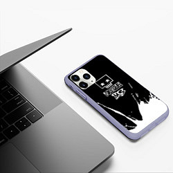 Чехол iPhone 11 Pro матовый Noize MC Нойз МС, цвет: 3D-светло-сиреневый — фото 2