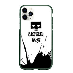 Чехол iPhone 11 Pro матовый Noize MC Нойз МС 1, цвет: 3D-темно-зеленый